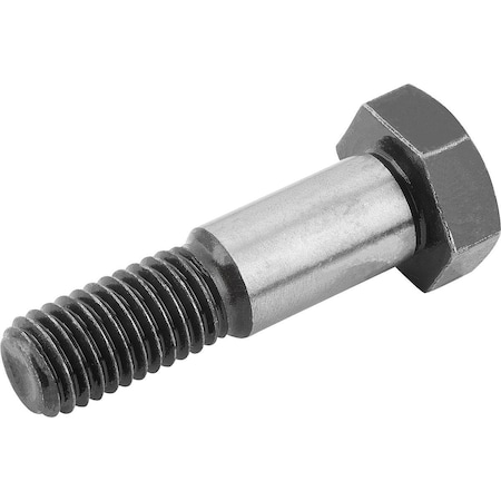 Shoulder Screw, M10 Thr Sz, 17.5 Mm Thr Lg, 40 Mm Shoulder Lg, Steel